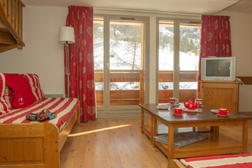 Résidence Valloire - Le hameau de Valloire - Vacancéole - Studio Cabine 4 personnes